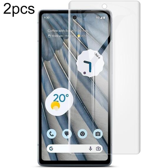 Per Google Pixel 7a 2 pezzi pellicola proteggi pellicola idrogel a schermo intero curvo imak