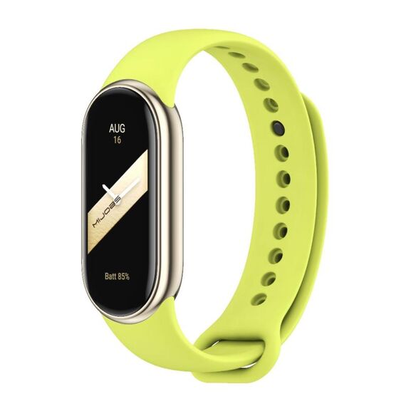 Per cinturino in silicone tinta unita Xiaomi Mi Band 8 Mijobs (verde erba)