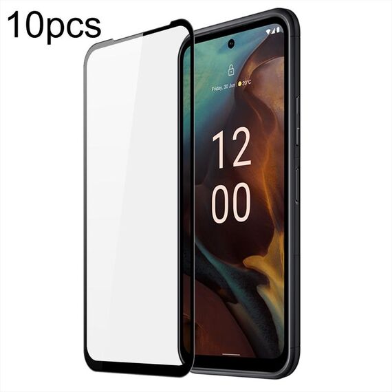 Per Nokia XR21 10 pezzi DUX DUCIS 0,33 mm 9H Pellicola in vetro temperato con allumina media