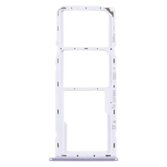 Per Samsung Galaxy A22 5G SM-A226B Vassoio per scheda SIM originale + Vassoio per scheda SIM + Vassoio per scheda Micro SD (Viola)