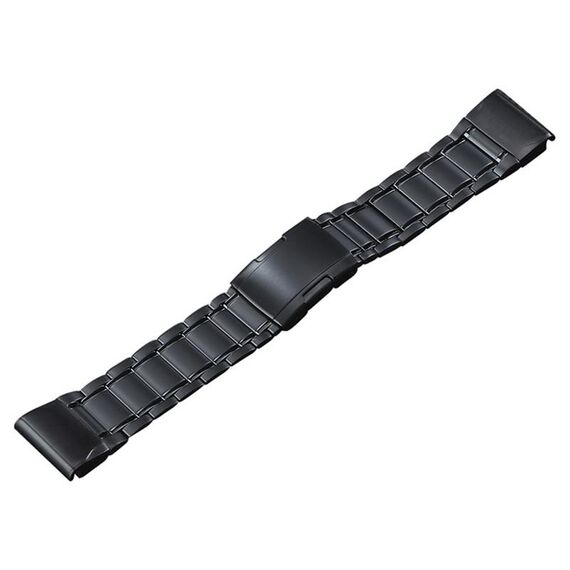 Per Garmin Forerunner 965/955/945/935 Cinturino per orologio in acciaio al titanio con cinque perline da 22 mm a sgancio rapido (nero)