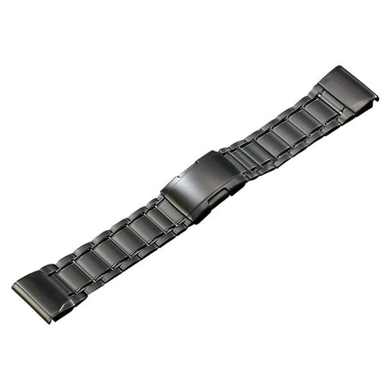 Cinturino per orologio Garmin Tactix 7 Pro/Fenix 7X/6X Pro 26 mm a sgancio rapido con cinque sfere in acciaio al titanio (grigio)