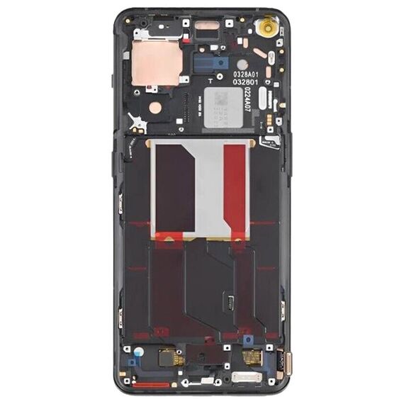 Cornice centrale di ricambio per OnePlus 10 Pro NE2210/NE2211/NE2213 nera SPS6075B