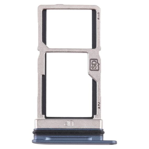 Vassoio per scheda SIM originale per Nokia XR20 + Vassoio per scheda SIM / Micro SD (blu)