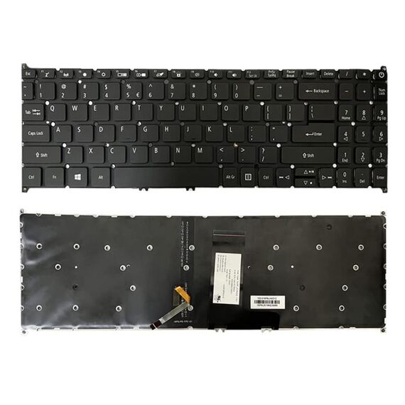 Per Acer Swift 3 SF315-51 Tastiera per laptop retroilluminata versione USA