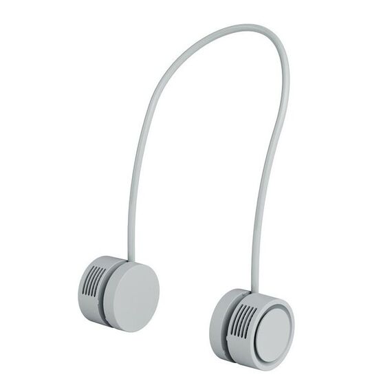 DQ209 Diffusore di aromi muto portatile appeso al collo piccolo ventilatore (verde ghiaccio)
