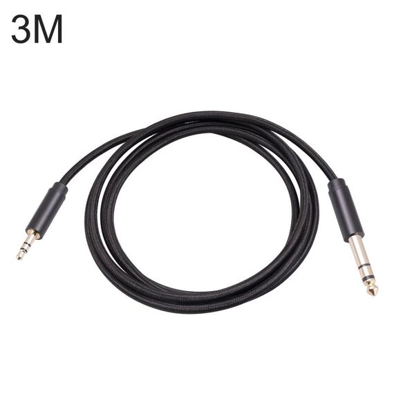 3662BK Cavo audio stereo maschio da 3,5 mm a maschio da 6,35 mm, lunghezza: 3 m