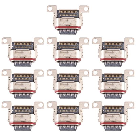 Per Samsung Galaxy S22+ 5G SM-S906B 10 PCS Connettore porta di ricarica