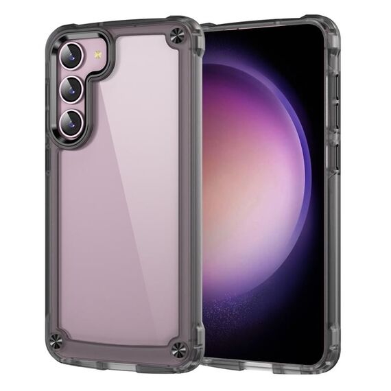 Per Samsung Galaxy S22 + 5G Skin Feel TPU + custodia per telefono PC (nero trasparente)