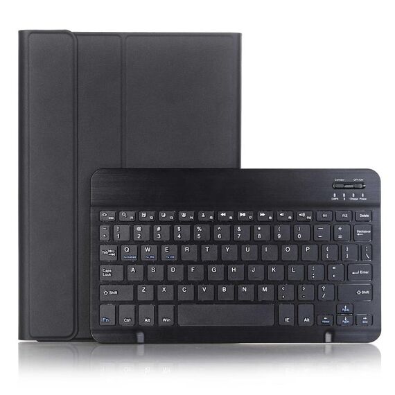 Per Samsung Galaxy Tab S9 A710B Custodia per tablet in pelle con tastiera Bluetooth color caramella TPU con portapenne (nero)