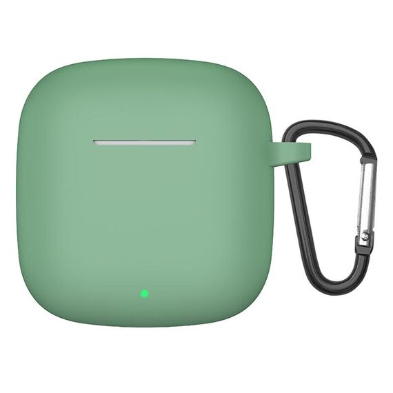 Custodia protettiva per auricolari in silicone antiurto per Huawei Freebuds SE2 con gancio (verde)