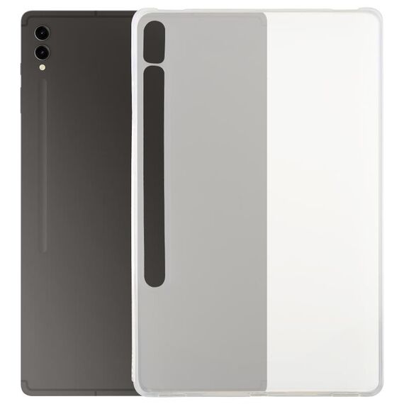 Custodia per tablet Samsung Galaxy Tab S9 + TPU (trasparente satinato)