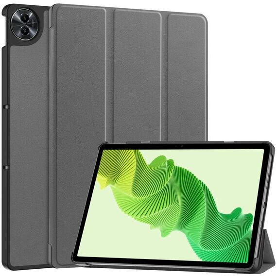 Custodia Smart Tablet in pelle pieghevole per Realme Pad 2 3 (grigio)