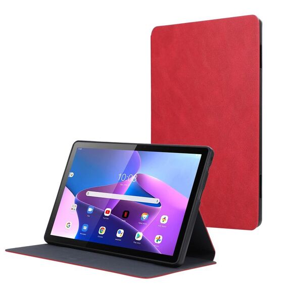 Per Lenovo Tab M10 3rd Gen PU Flip Tablet Custodia protettiva in pelle per tablet (rosso)