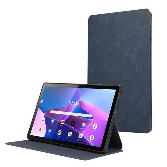 Per Lenovo Tab M10 3rd Gen PU Flip Tablet Custodia protettiva in pelle per tablet (blu scuro)