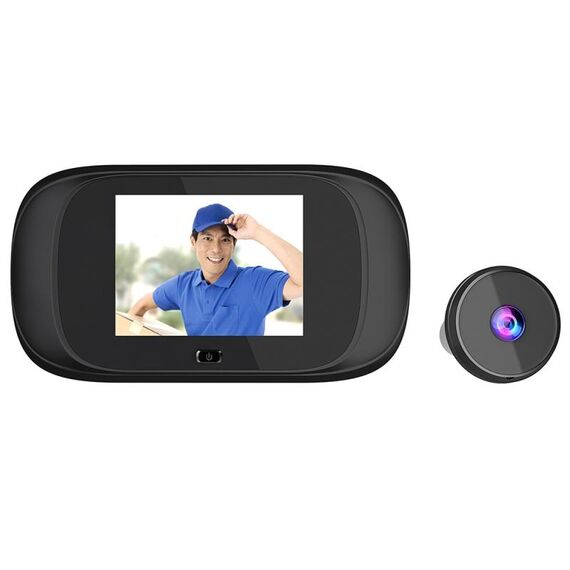 DD1S Schermo da 2,8 pollici 1.0MP Campanello elettronico intelligente per spioncino