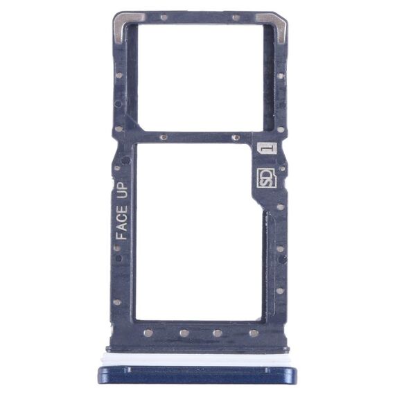 Per Motorola Moto G Play 2021 Vassoio scheda SIM + Vassoio scheda Micro SD (blu)