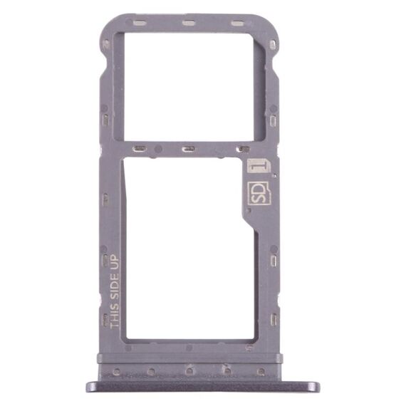 Per Motorola Moto G Power 2021 Vassoio per scheda SIM + Vassoio per scheda Micro SD (Viola)