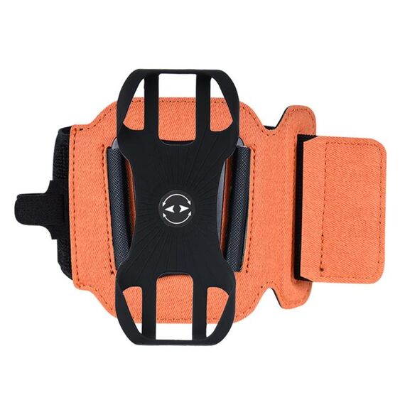 Per borsa sportiva rimovibile per telefono da 4,5-7 pollici, stile: cinturino (arancione)