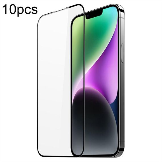 Per iPhone 15 10 pezzi DUX DUCIS 0,33 mm 9H Pellicola in vetro temperato allumina media