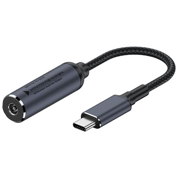 Connettore adattatore di ricarica per computer DC 3,5 x 1,35 mm a USB-C/Type-C maschio da 100 W