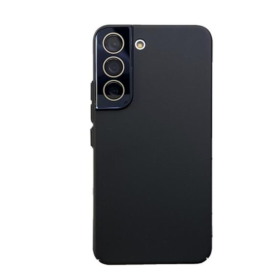 Per Samsung Galaxy S22 5G Custodia rigida in pelle per PC con olio all-inclusive (nera)