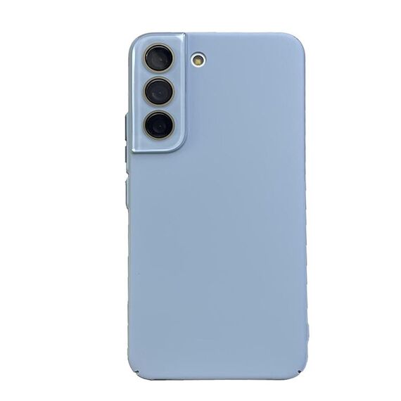 Per Samsung Galaxy S22+ 5G Custodia rigida in pelle per PC con olio all-inclusive (blu)