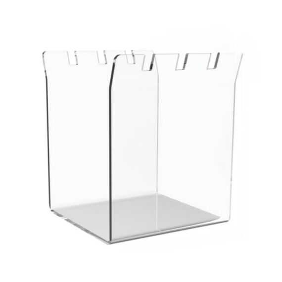 YX019-2 Supporto grande per borsa in acrilico con chiusura lampo