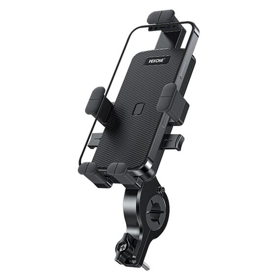 WK WA-S57 Porta telefono meccanico per moto serie Pop Power (nero)