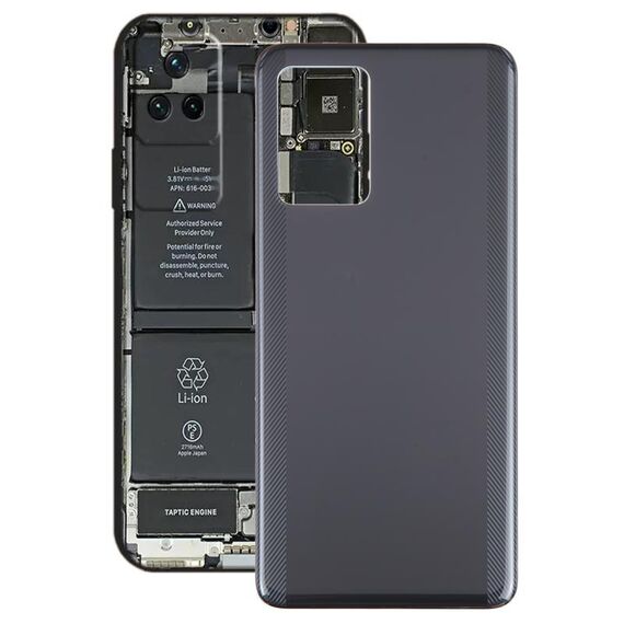 Per Xiaomi Redmi K60E Cover posteriore batteria originale (nera)