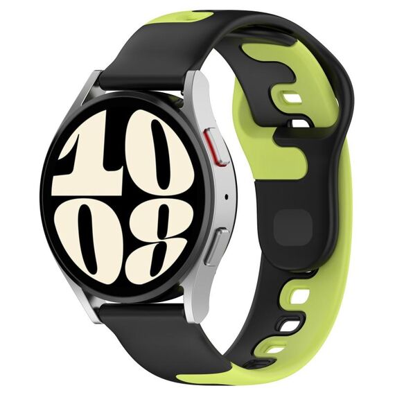 Per cinturino in silicone bicolore GarminMove Trend da 20 mm (nero + verde)