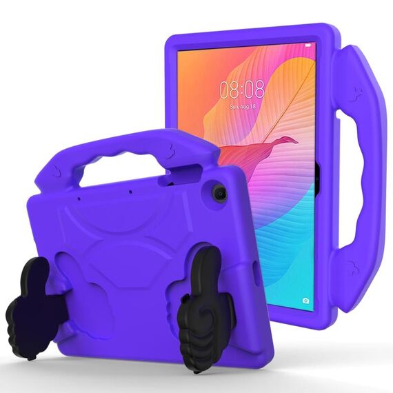 Per Honor Pad X8 10.1 Custodia per tablet antiurto EVA con staffa per pollice (viola)