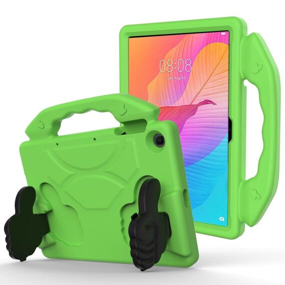 Per Honor Pad X8 10.1 Custodia per tablet antiurto EVA con staffa per pollice (verde)
