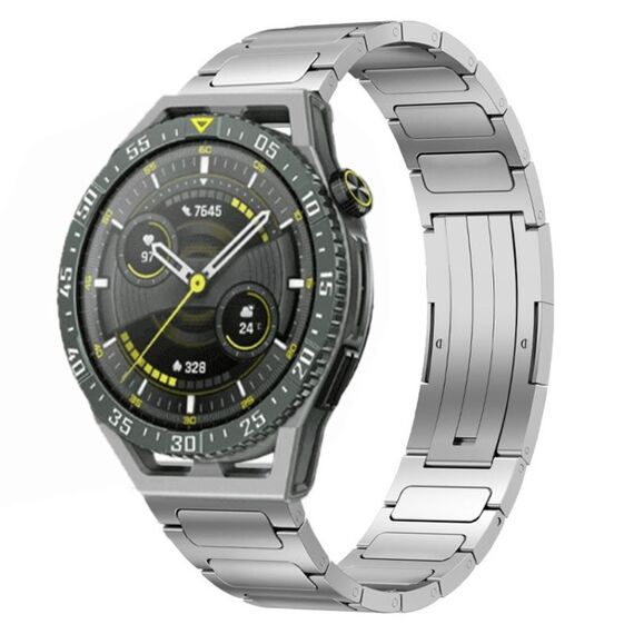 Per Huawei Watch GT3 SE 22mm cinturino in lega di titanio a forma di I (argento)
