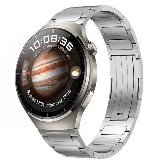 Per Huawei Watch 4 Pro 22mm cinturino in lega di titanio a forma di I (argento)
