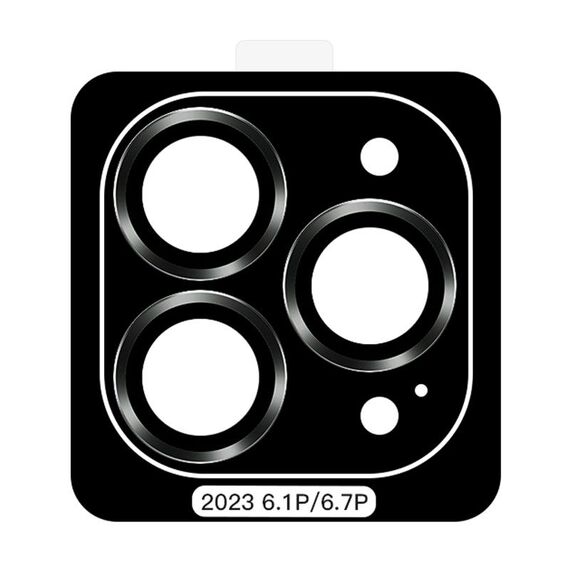 Per iPhone 15 Pro Max TOTU PG-4 Proteggi lente con montatura in metallo serie Golden Shield (nero)