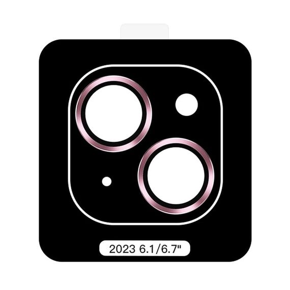 Per iPhone 15 Plus TOTU PG-4 Proteggi lente con montatura in metallo serie Golden Shield (rosa)