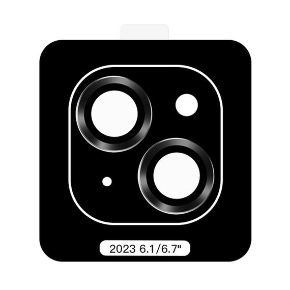 Per iPhone 15 Plus TOTU PG-4 Proteggi lente con montatura in metallo serie Golden Shield (nero)