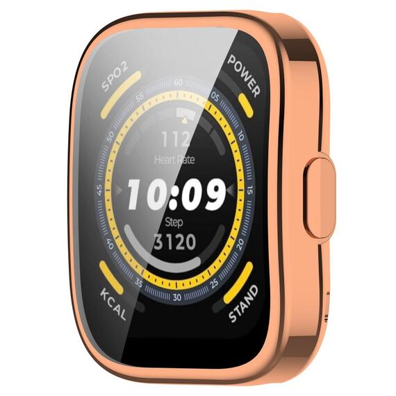Per Amazfit Bip 5 Custodia protettiva in TPU all-inclusive (oro rosa)