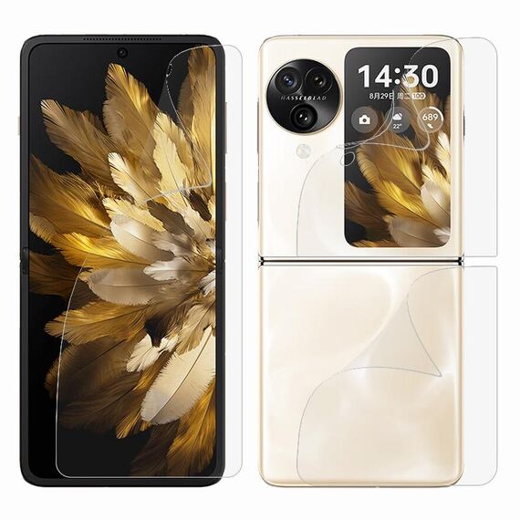 Per OPPO Find N3 Flip 3 in 1 Protezione per schermo intero Pellicola idrogel antideflagrante