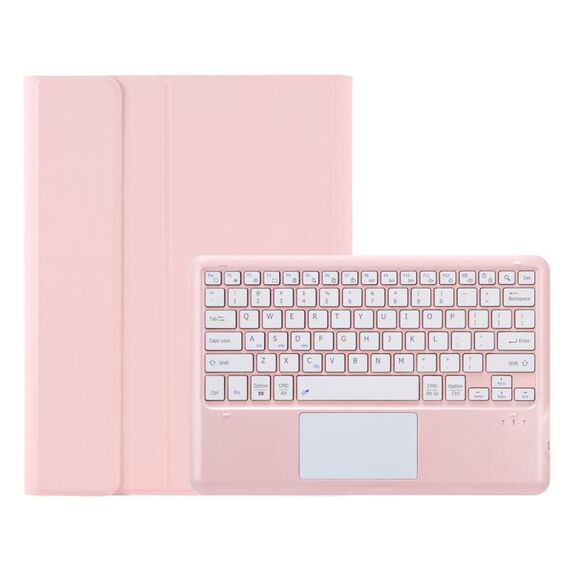 Per Honor MagicPad 13 AH16-A Custodia in pelle per tablet con tastiera Bluetooth ultrasottile staccabile in TPU con touchpad (rosa)