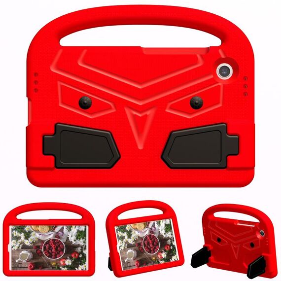 Per Samsung Galaxy Tab A9 Custodia per tablet EVA antiurto con cavalletto stile Sparrow (rossa)