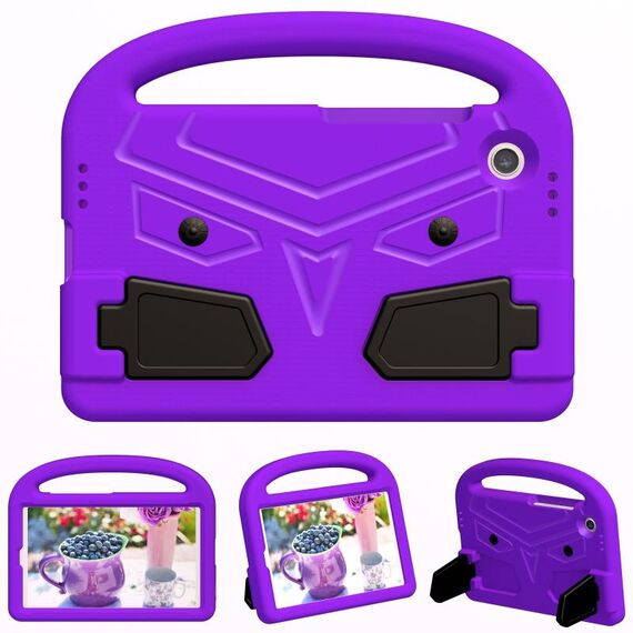 Per Samsung Galaxy Tab A9 Custodia per tablet EVA antiurto con cavalletto stile Sparrow (viola)