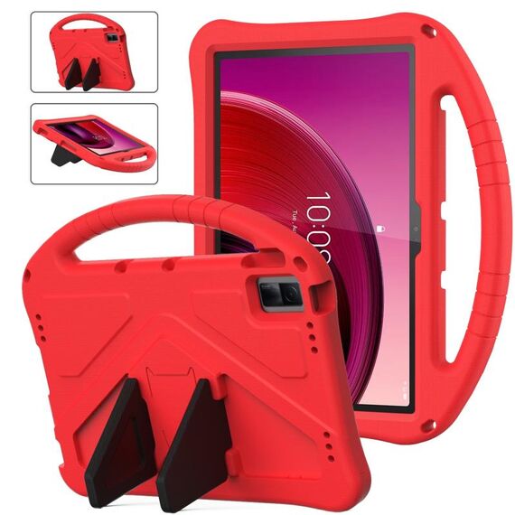 Per Lenovo Tab M10 5G 2023 Custodia tablet antiurto EVA con supporto (rosso)
