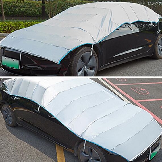 Parasole universale retrattile automatico per SUV, copertura antipolvere e anti-neve, dimensioni: M