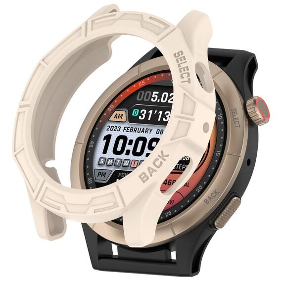 Custodia protettiva per orologio cavo Amazfit Cheetah / Cheetah Pro Armor (colore Starlight)