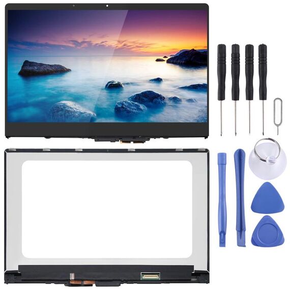 Per Lenovo Yoga 710-15IKB Display LCD UHD Digitizer assemblaggio completo con cornice