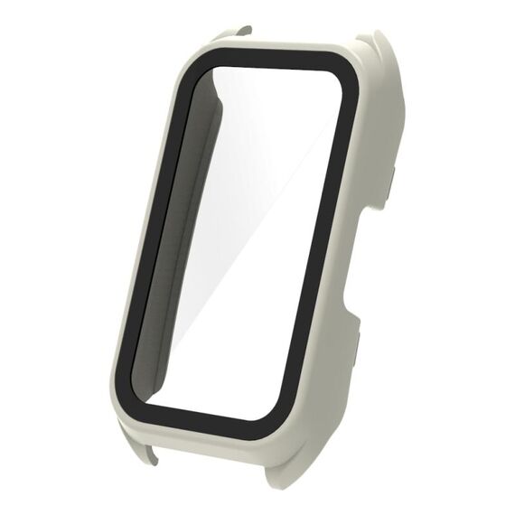 Per Keep Band B4 Custodia per orologio in pellicola temperata integrata per PC (bianca)