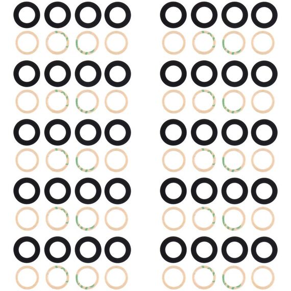 Per Samsung Galaxy M53 SM-M536B Obiettivo fotocamera posteriore da 10 pezzi