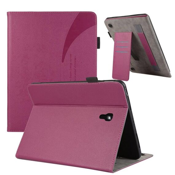 Custodia per tablet in pelle con ventosa per Samsung Galaxy Tab A 10.5 / T590 (viola)